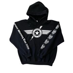 Vintage Motörhead Hoodie Black Pullover Sweatshirt Global Warming Tour 2009 Band